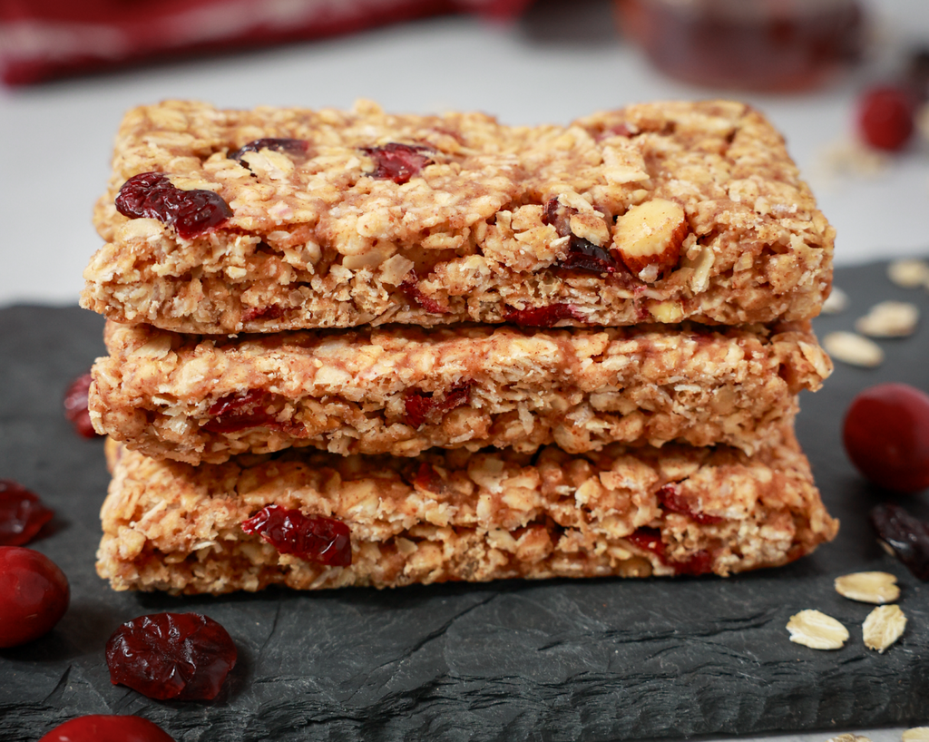 Oatmeal Cranberry & Almond Bars