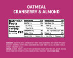 Oatmeal Cranberry & Almond Bars