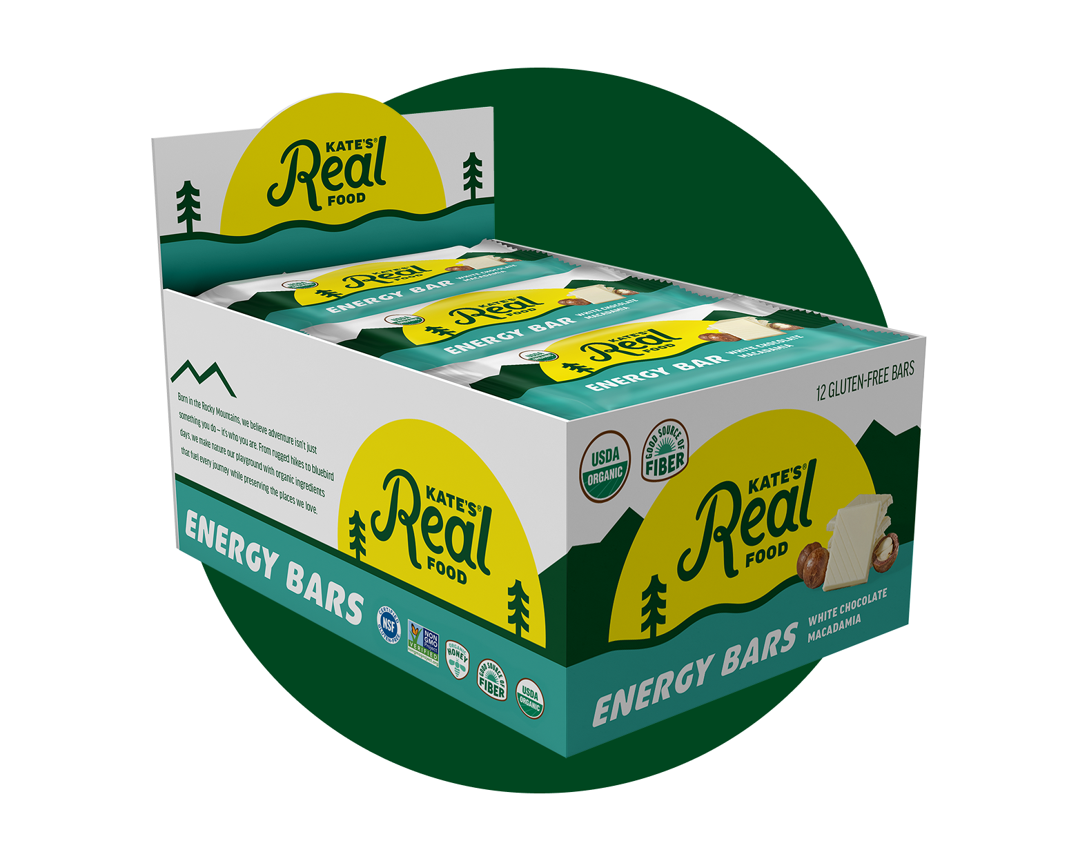 White Chocolate Macadamia Bars