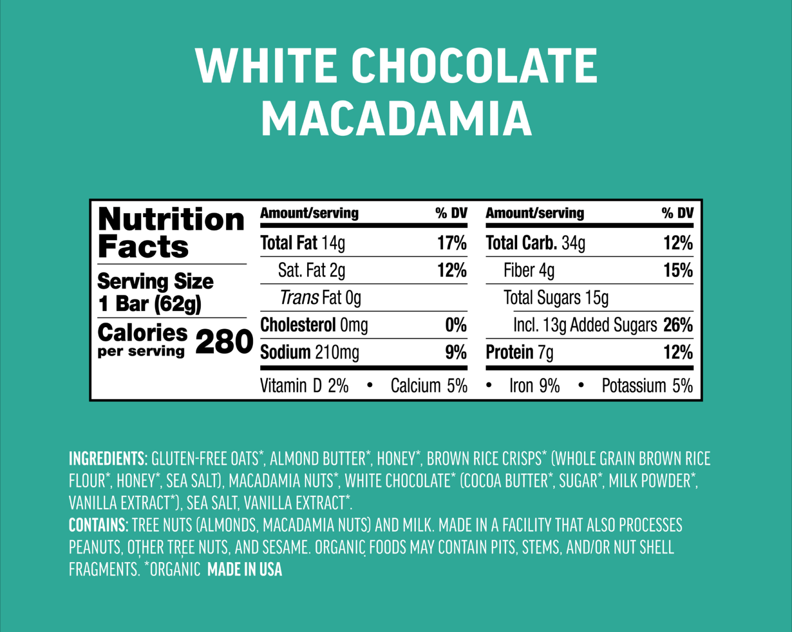 White Chocolate Macadamia Bars