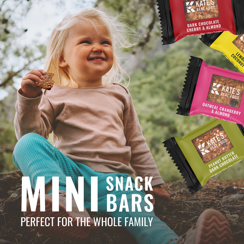 Organic Mini Snack Bars | Gluten-Free Snacks – Kate's Real Food