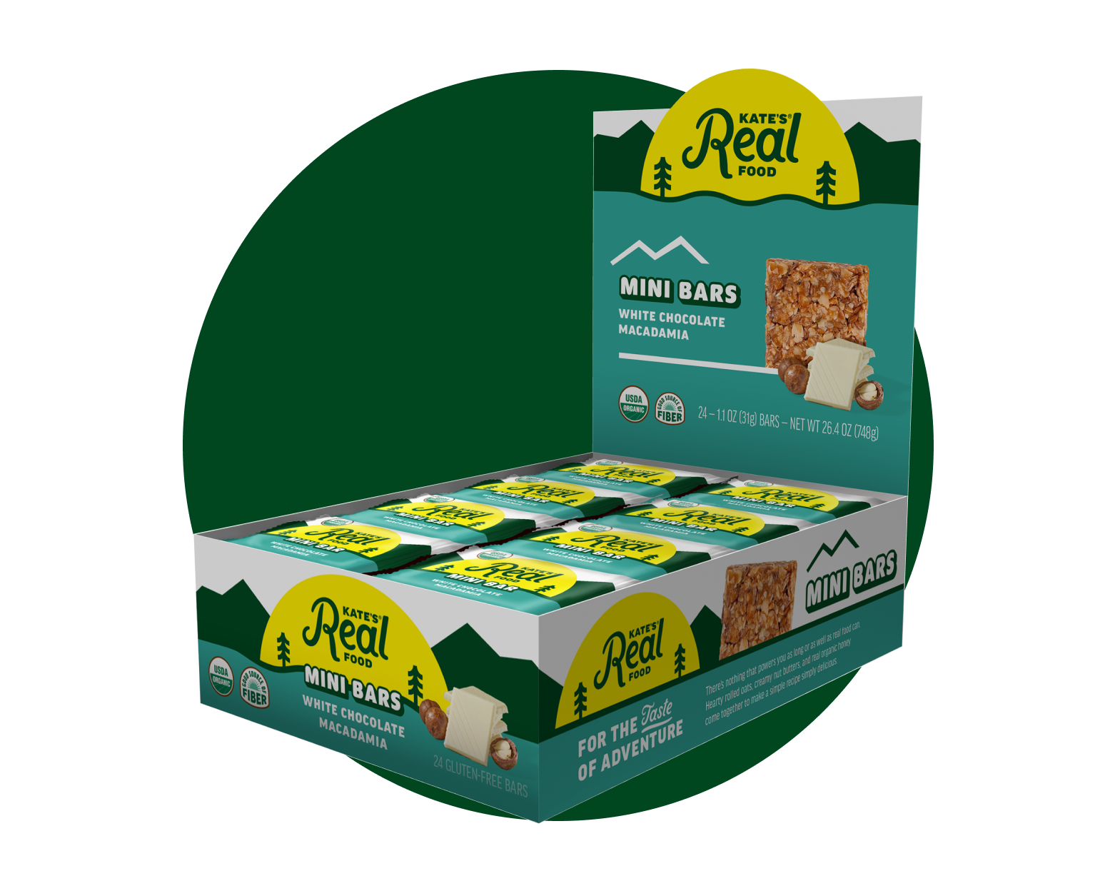 White Chocolate Macadamia Kids Bars