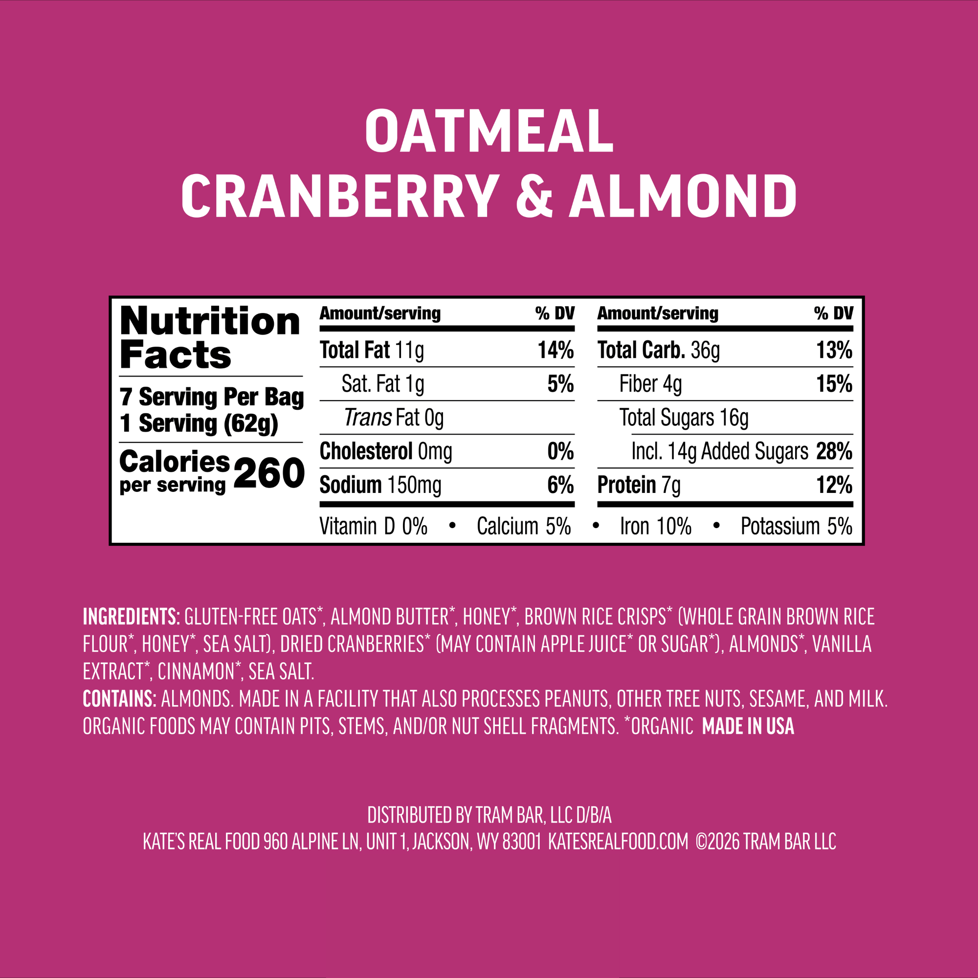 Energy Granola Bag