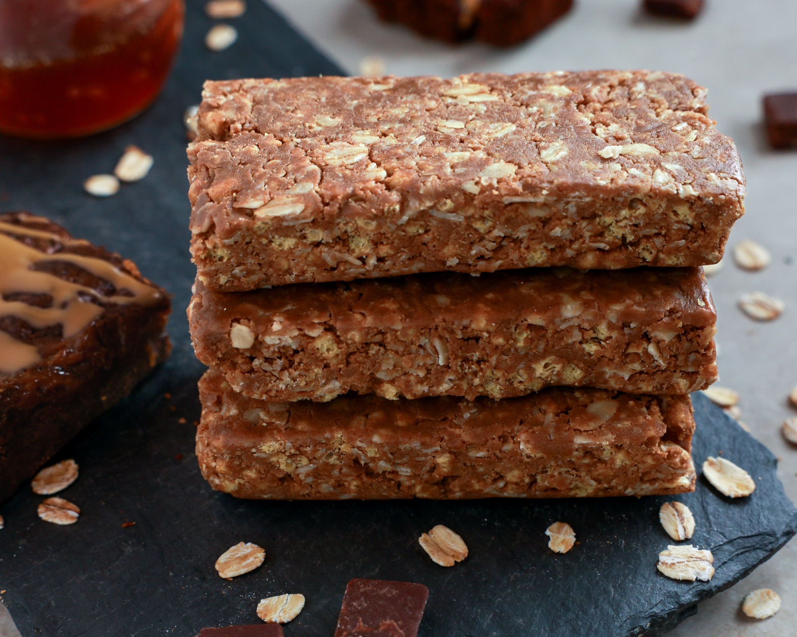 Peanut Butter Brownie Protein Bars