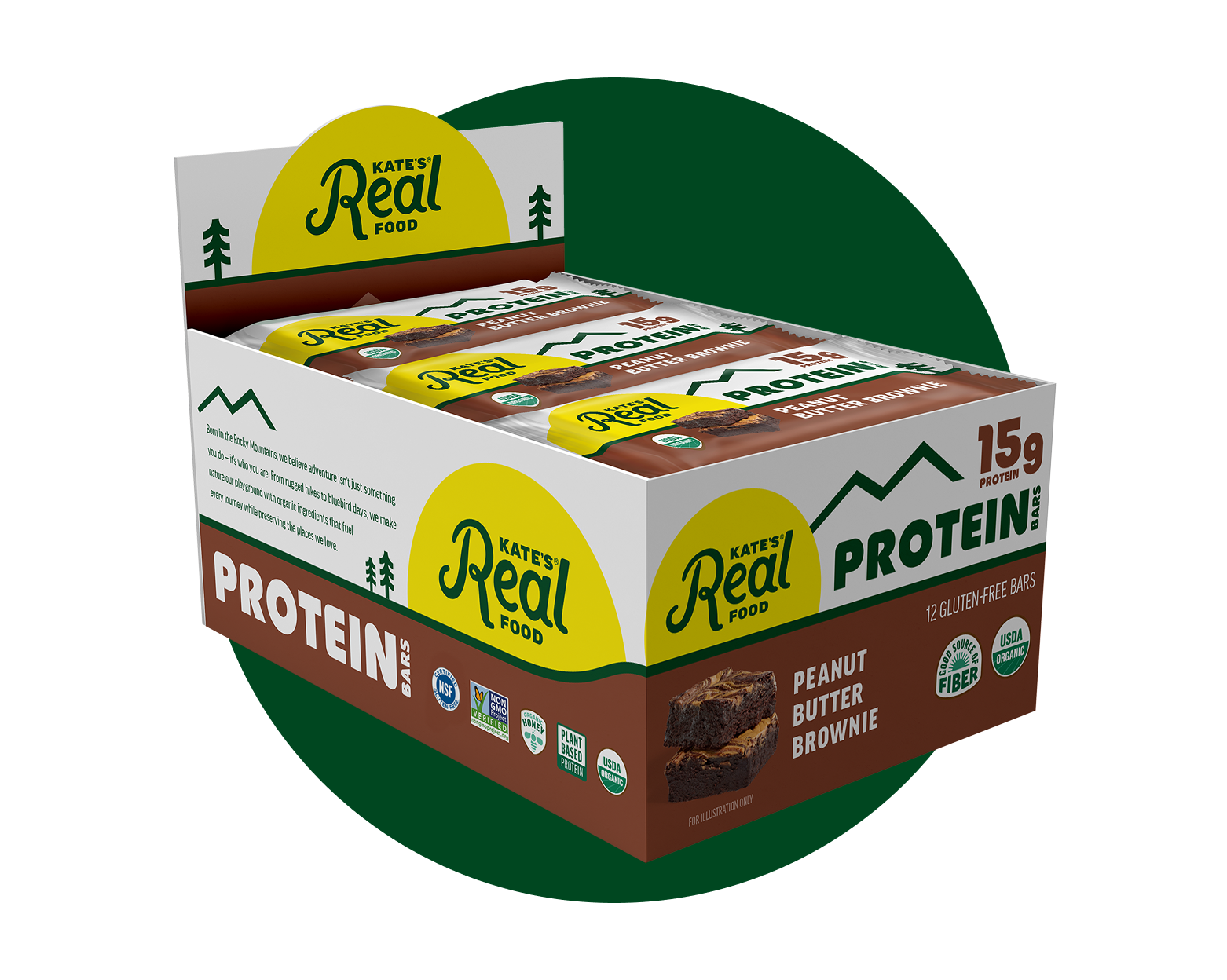 Peanut Butter Brownie Protein Bars