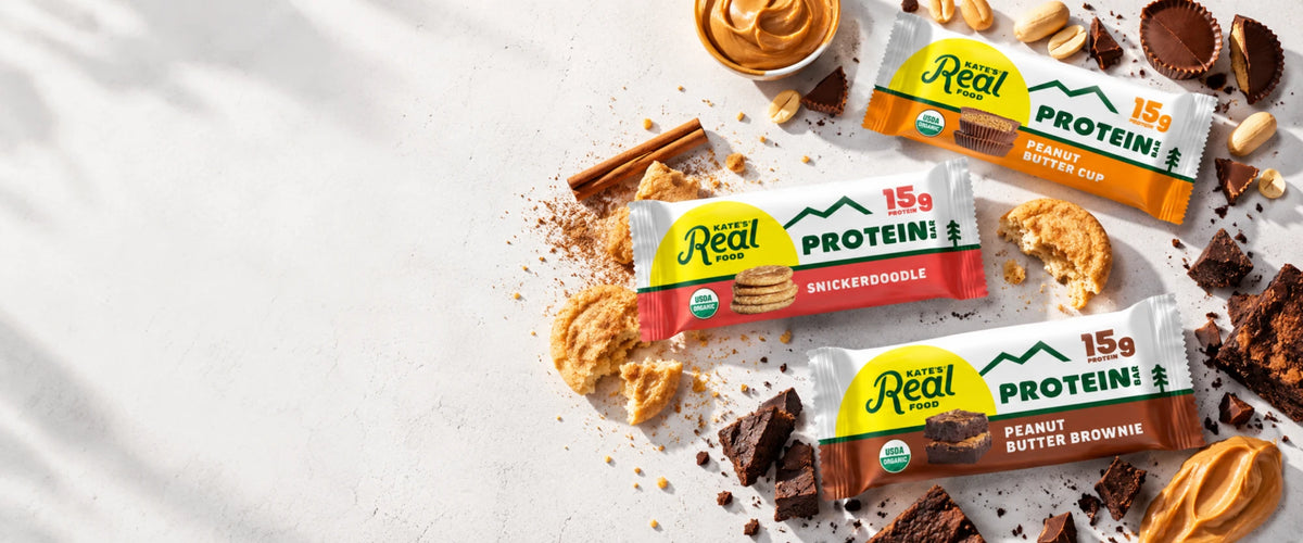Flash sale, 40% off the Kate's Real Food Protein Bar Variety Pack
